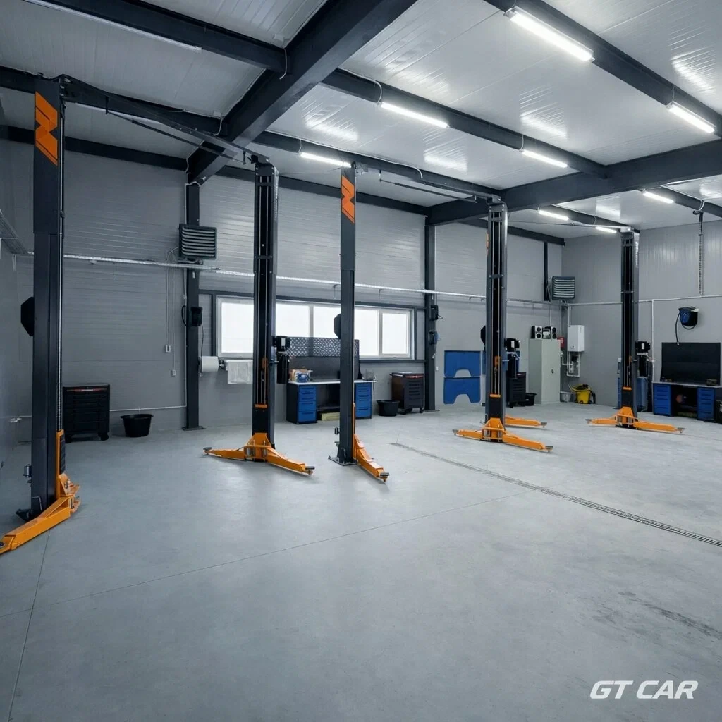 Ремонтная зона GT CAR с подъёмниками